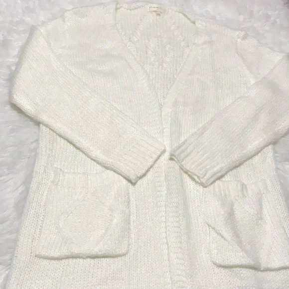 Open Front Long Knit Cardigan Sz M/L - Picture 8 of 8